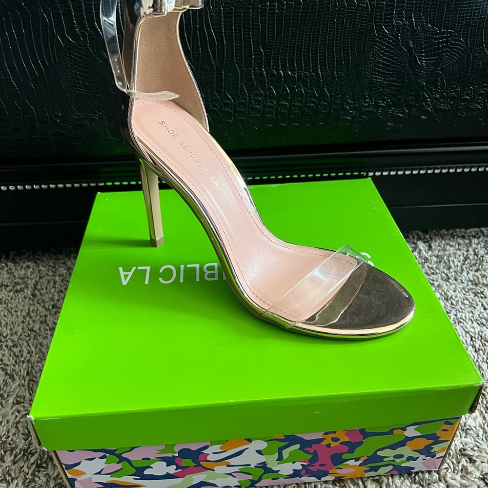 Rose gold heel